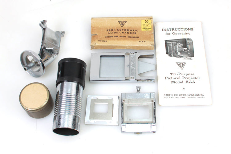 Art Deco 35mm Slide & Strip Projection W Original Case
