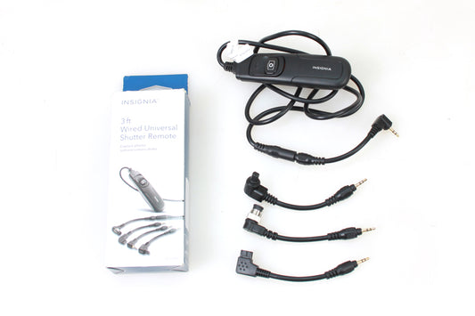 Insignia 3ft Wired Universal Shutter Remote Ns-usr1