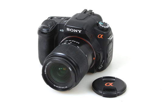 Digital SLR Camera Alpha A300 Dt 18-70mm F3.5-5.6/50 1.8/28-80/75-300/charger Outfit