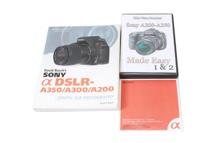 Digital SLR Camera Alpha A300 Dt 18-70mm F3.5-5.6/50 1.8/28-80/75-300/charger Outfit