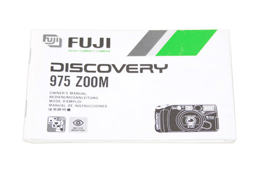 Fuji Discovery 975 Zoom Owners Manual