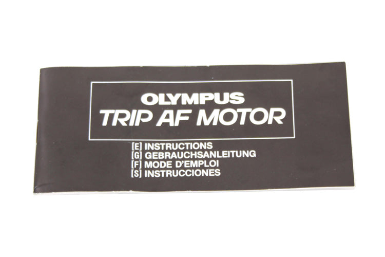 Olympus Trip AF Motor Instructions Manual