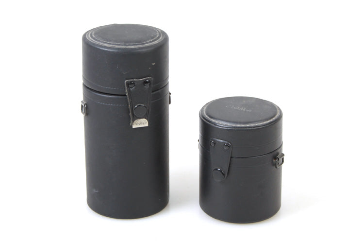 Lens Cases Hard For Wide/Normal & Telephoto Lens Set of 2