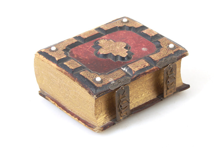 Vintage Photo Album With Ornate Cover