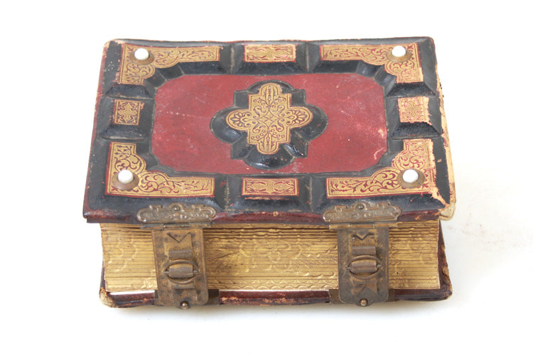 Vintage Photo Album With Ornate Cover