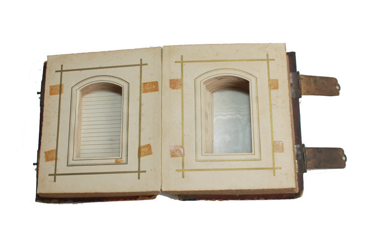 Vintage Photo Album With Ornate Cover