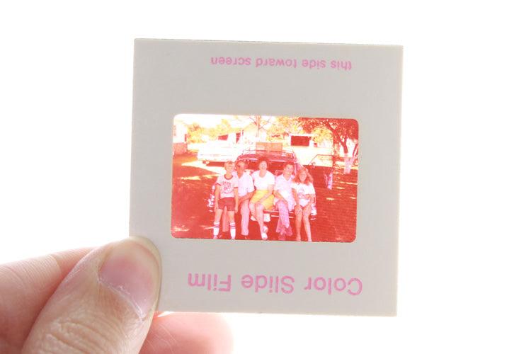 Family Found Image Slides, Large Lot
