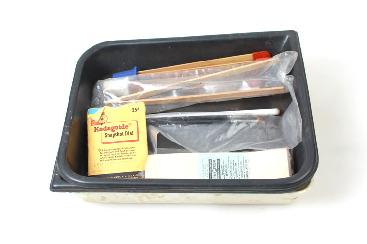Darkroom Developing Starter Kit 3 Trays Easel Cylinder Thermometer Timer & More