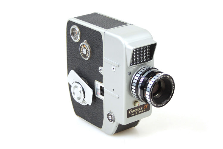 Movie camera Cinemax 8e reflex w/ leather case hand strap manual