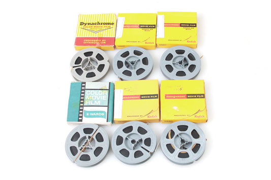 6 Reels Of Vintage 8mm Film