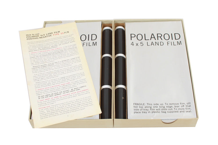 2 Boxes Of Polaroid 4x5 Land Film Packets Black & White Type 55 Positive/negative
