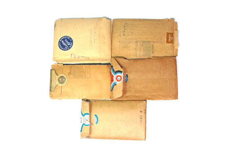 Lot of 5 Vintage Photographic Paper Envelopes