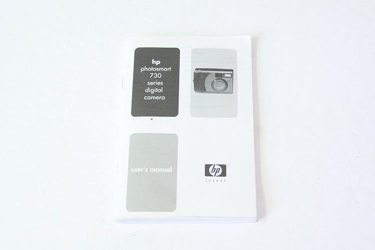 Hp Photosmart 730 Series Digital Camera Manual