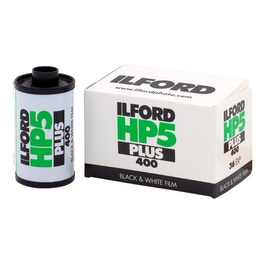 Ilford HP5 Plus ISO 400 Black & White Negative Film - 35mm Roll Film - 36 Exposure