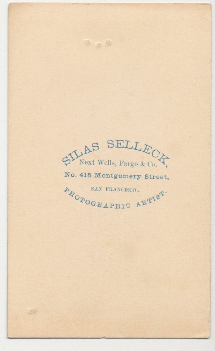 CDV Photo Card of Pouty Boy with Hat//Sassy Boy Photo//Antique Portrait//San Fran Photo Studio