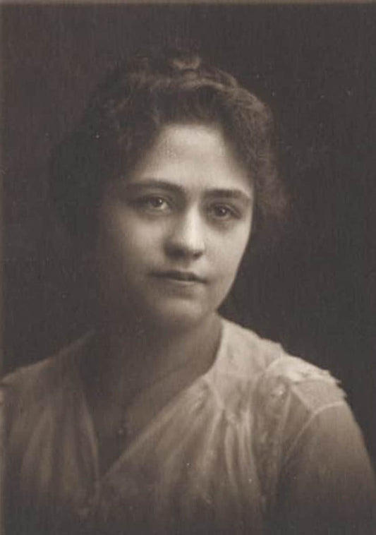 Gorgeous Vintage Portrait of Woman in Period Photo Holder with Embossed Branding//Edwardian Portrait//Dreamy Woman//Glamour Shot