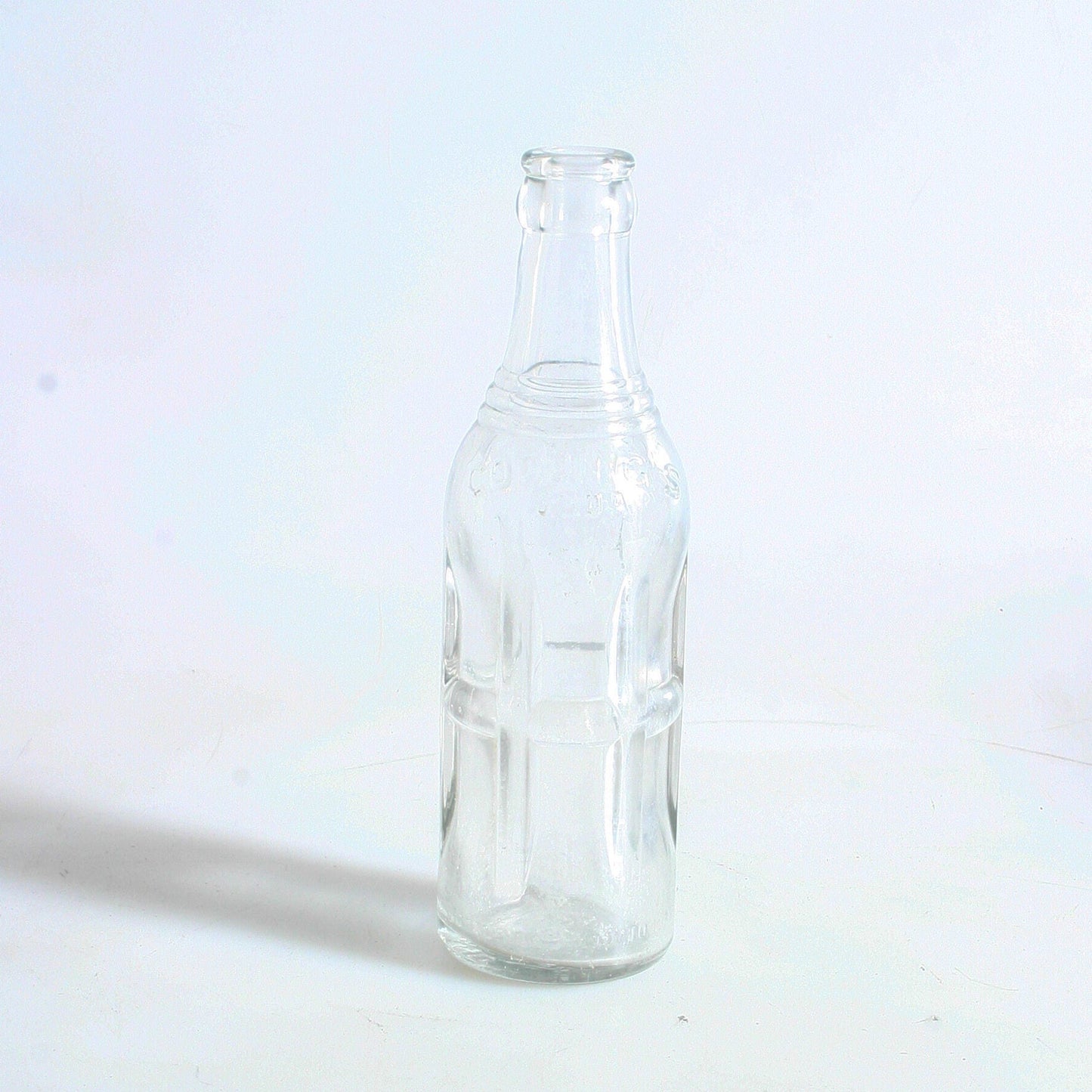 Vintage Soda Bottle//Clear Glass Bottle//Collectible Glass