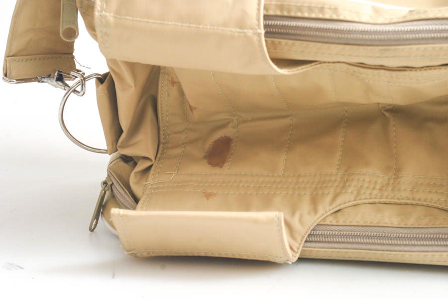 Camera Bag Vintage 1960S Tan And White