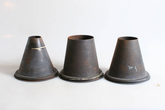 Photographic Studio Lighting Snoot, Set Of 3//Steampunk DIY Parts