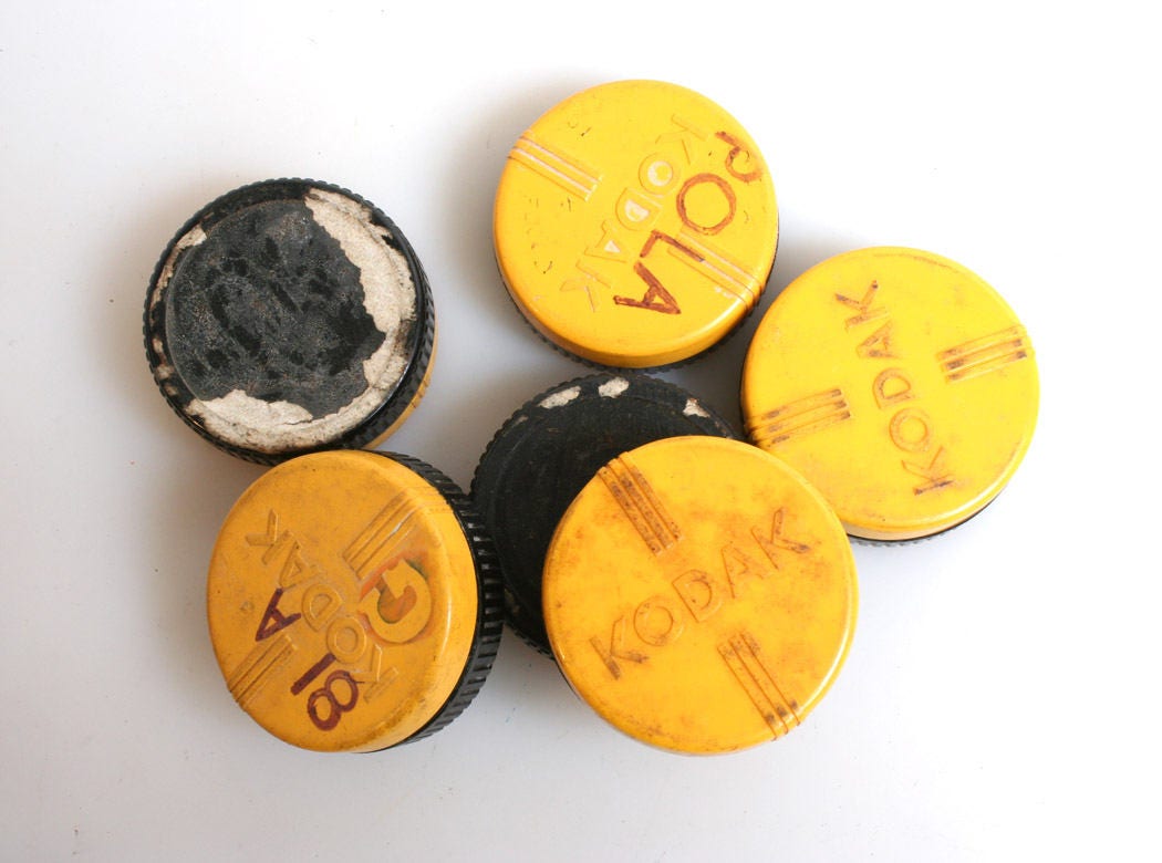Kodak Bakelite Filter Cases, Set of 6, For Series 6 Filter//Storage Container