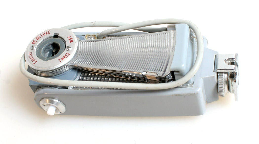 Vintage Cavalier BC Deluxe Flash Unit//Fan Flash//Art Deco