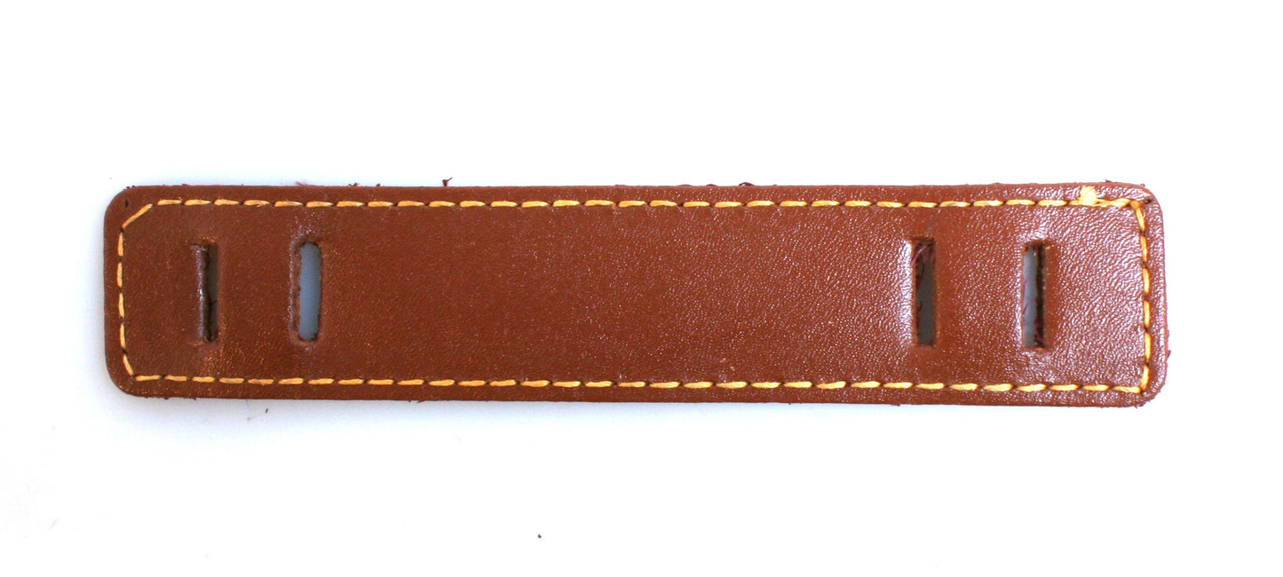 Camera Strap Shoulder Pad//Brown Leather//Camera Bag Accessories 1960'S