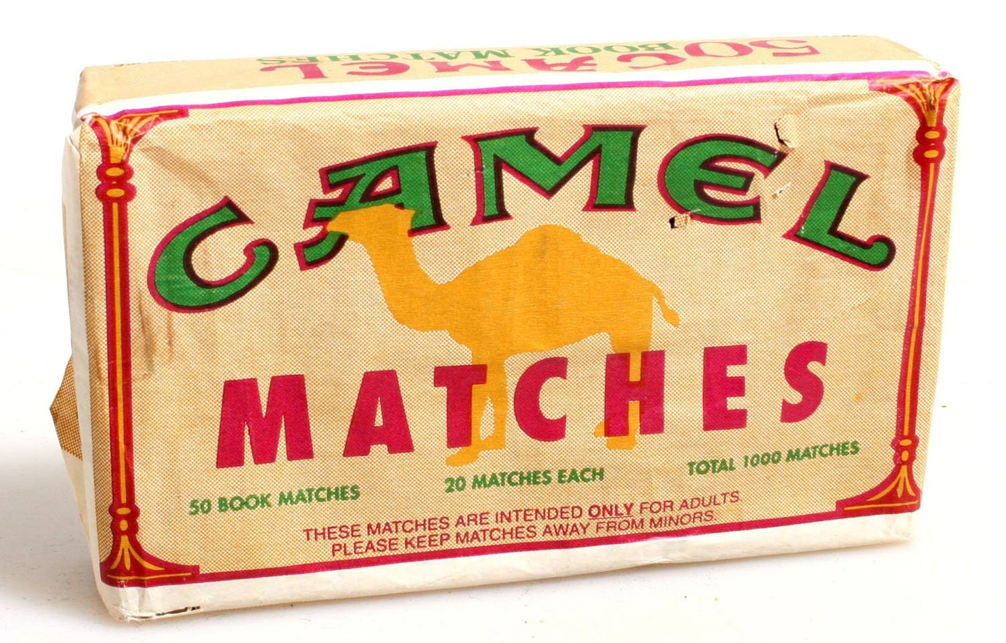 Camel Book Matches//1991 Camel Matches//Collectible//Flame//Light
