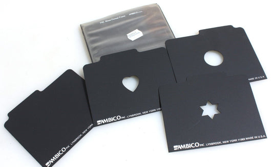 Ambico 35mm Format Frame//Vintage //Heart Frame//Star Frame