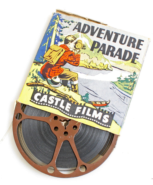 Native Africa, No. 607 Castle Films Adventure Parade, 8mm Movie Reel in Case