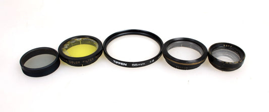 Photographic Glass Filters & Lens Attachments, Set of 5//Steampunk//Cosplay