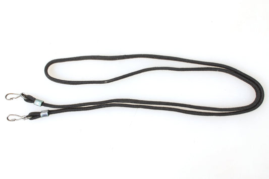 Camera Strap Black Braided Cloth, 1940s
