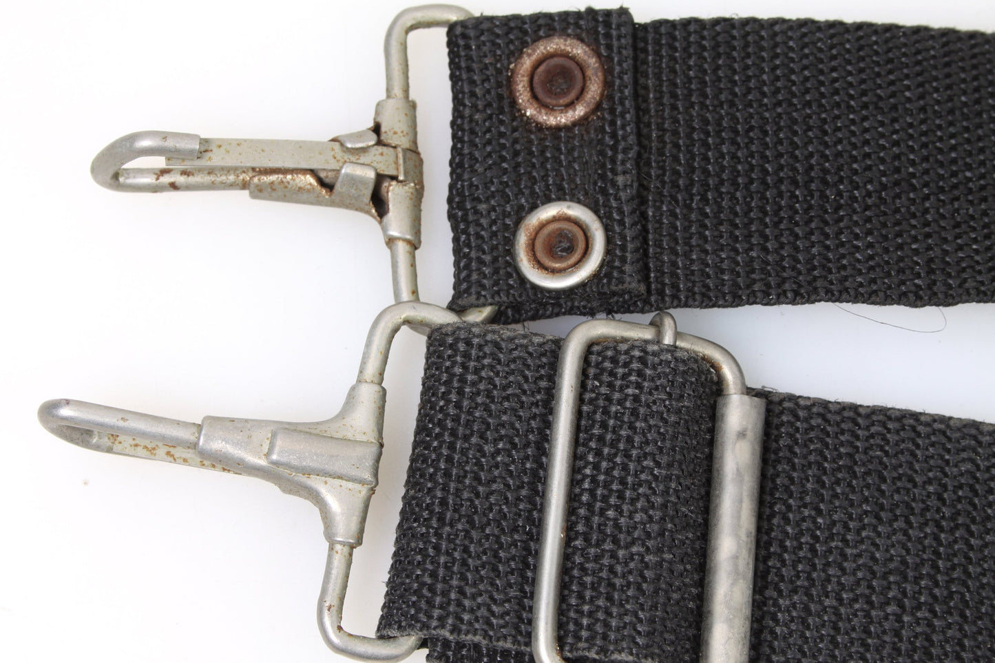 Camera Bag Strap w/ Metal Clips, 1980s