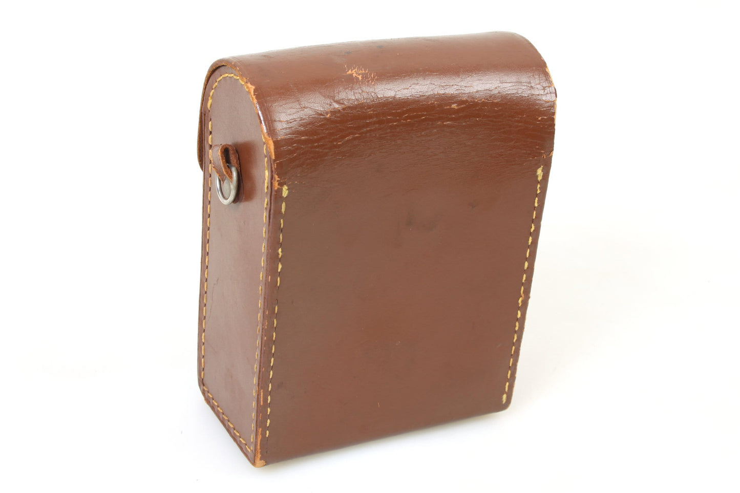 Camera Case Brown 1950s Leather