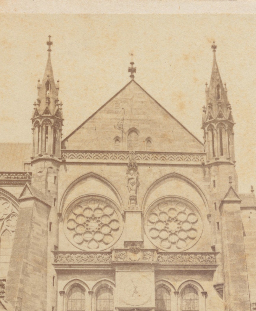 South Side of Notre-Dame de Strasbourg. CDV.