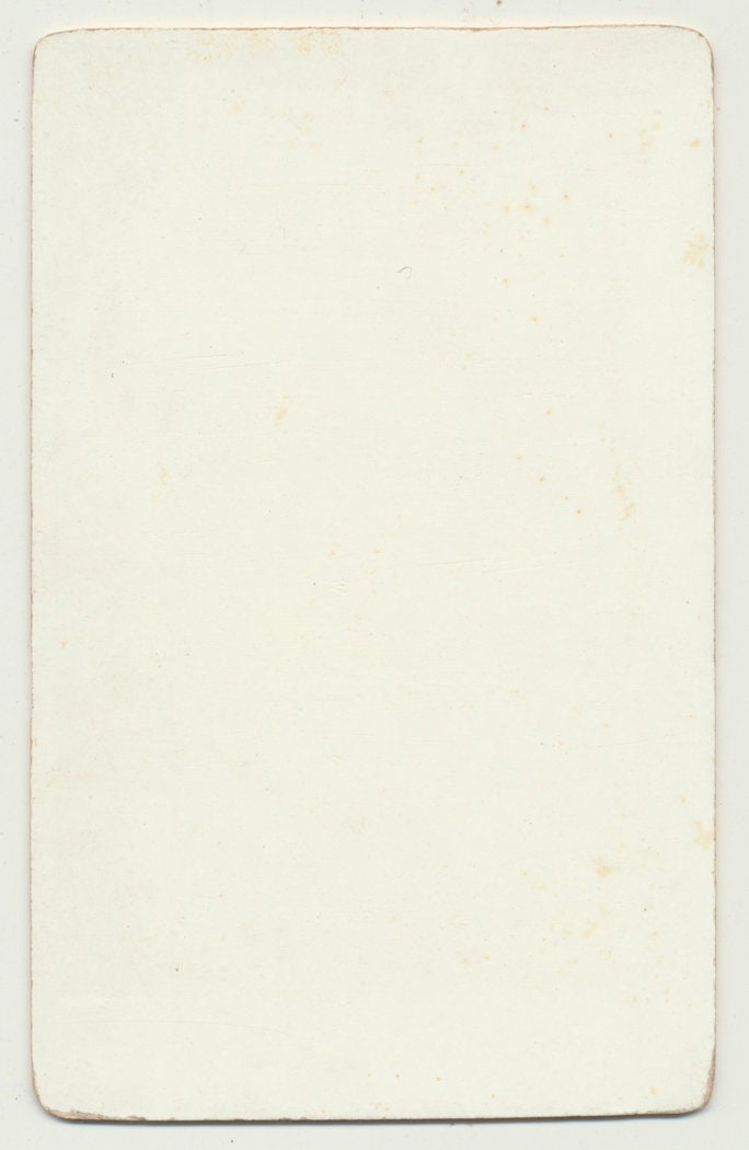 Soft Young Man Wearing an Over-Sized Tie and Three Piece Suit. CDV.