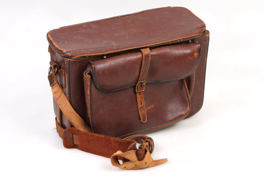 Steampunk Camera Bag Leather Heavy Duty 1950s Vintage