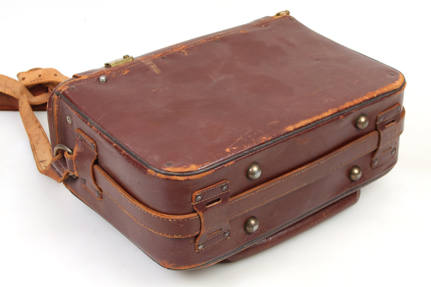 Steampunk Camera Bag Leather Heavy Duty 1950s Vintage