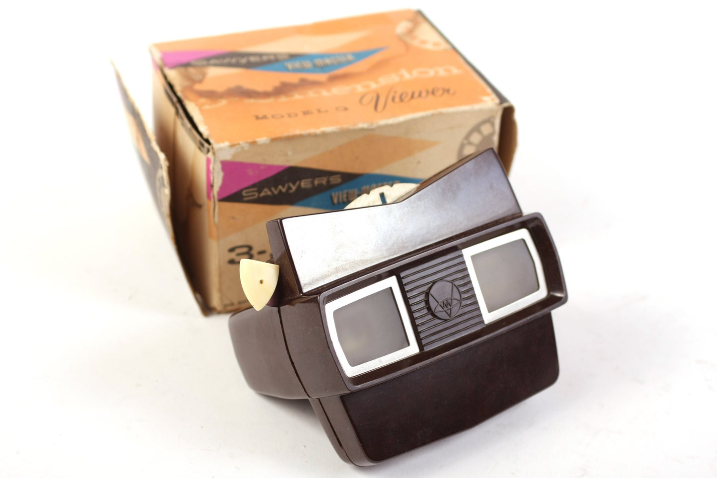 Vintage Sawyers View Master Stereo Viewer Model G In Box