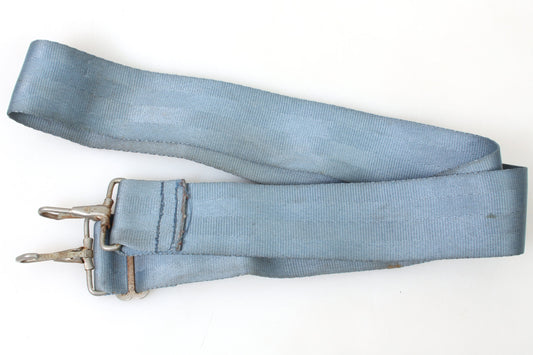 Blue Safety Belt Strap w/ Clips, 1960s