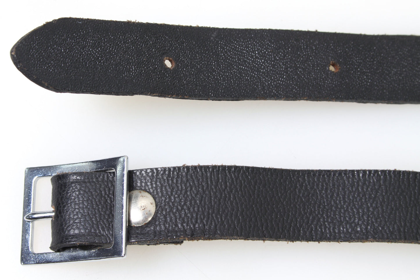 Camera Strap Black Leather Vintage, 1950s