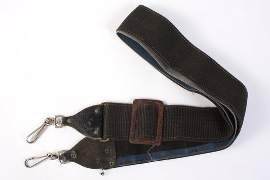 Camera Strap Black Wide 1960s