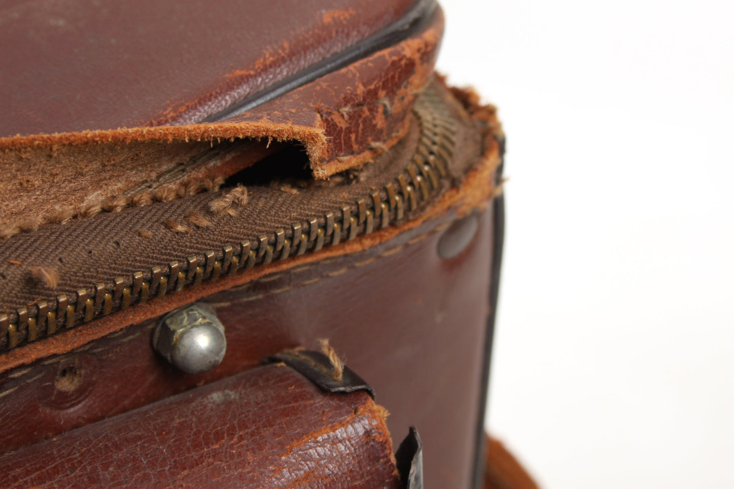 Steampunk Camera Bag Leather Heavy Duty 1950s Vintage