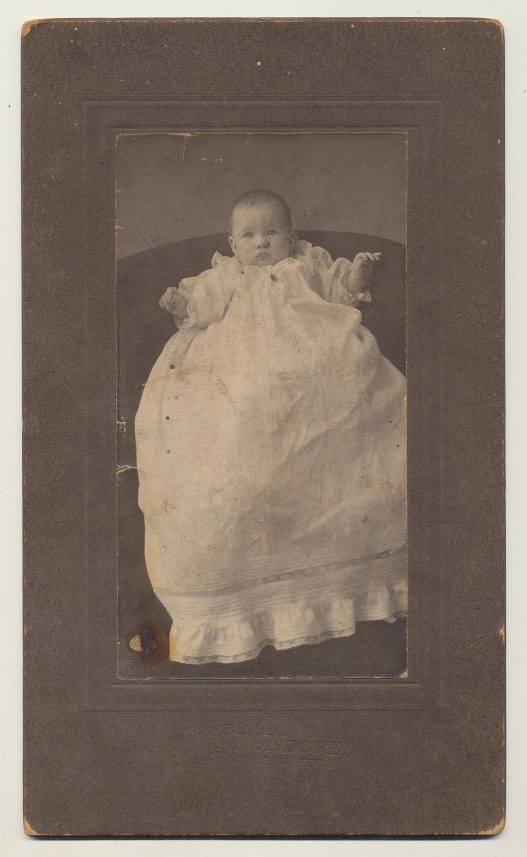 Lot of 10. Baby Photographs. Various Sizes. All Mounted.