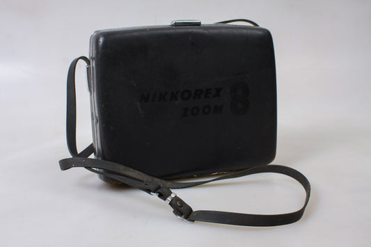 Nikon Nikkorex Vintage Movie Camera Case w/ Strap