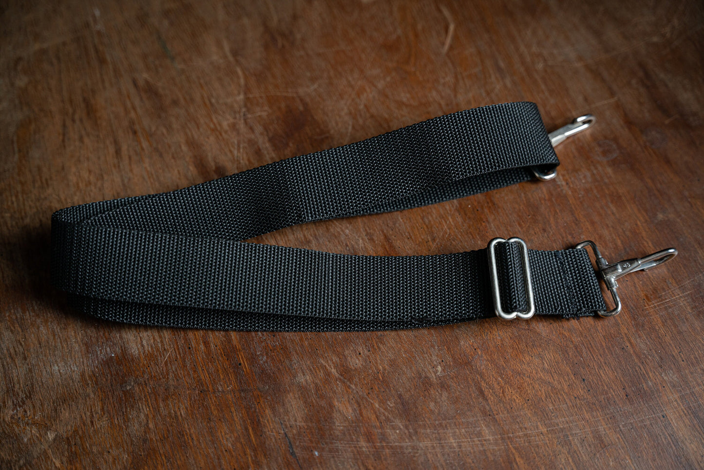 Vintage Black Heavy Duty Camera Strap - 1970s - New