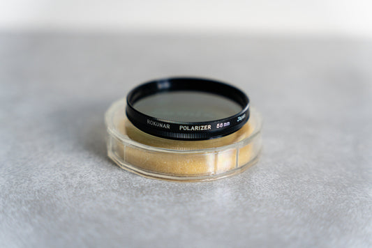 Vintage Rokunar 58mm Circular Polaroizer Filter