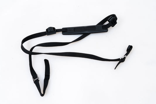 Vintage Black Minolta Strap w/ Battery Holder and Eyepiece Cover
