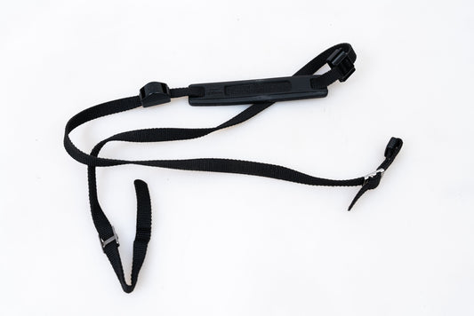 Vintage Black Minolta Strap w/ Battery Holder and Eyepiece Cover