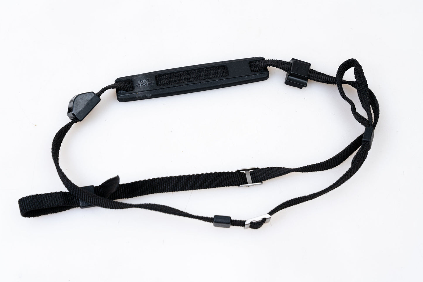 Vintage Black Cloth Minolta Camera Strap - Originally for XG / SRT Series Camera