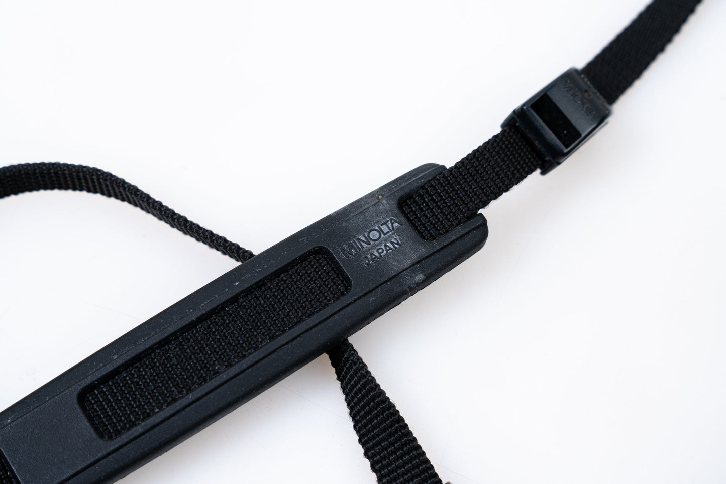 Vintage Black Cloth Minolta Camera Strap - Originally for XG / SRT Series Camera